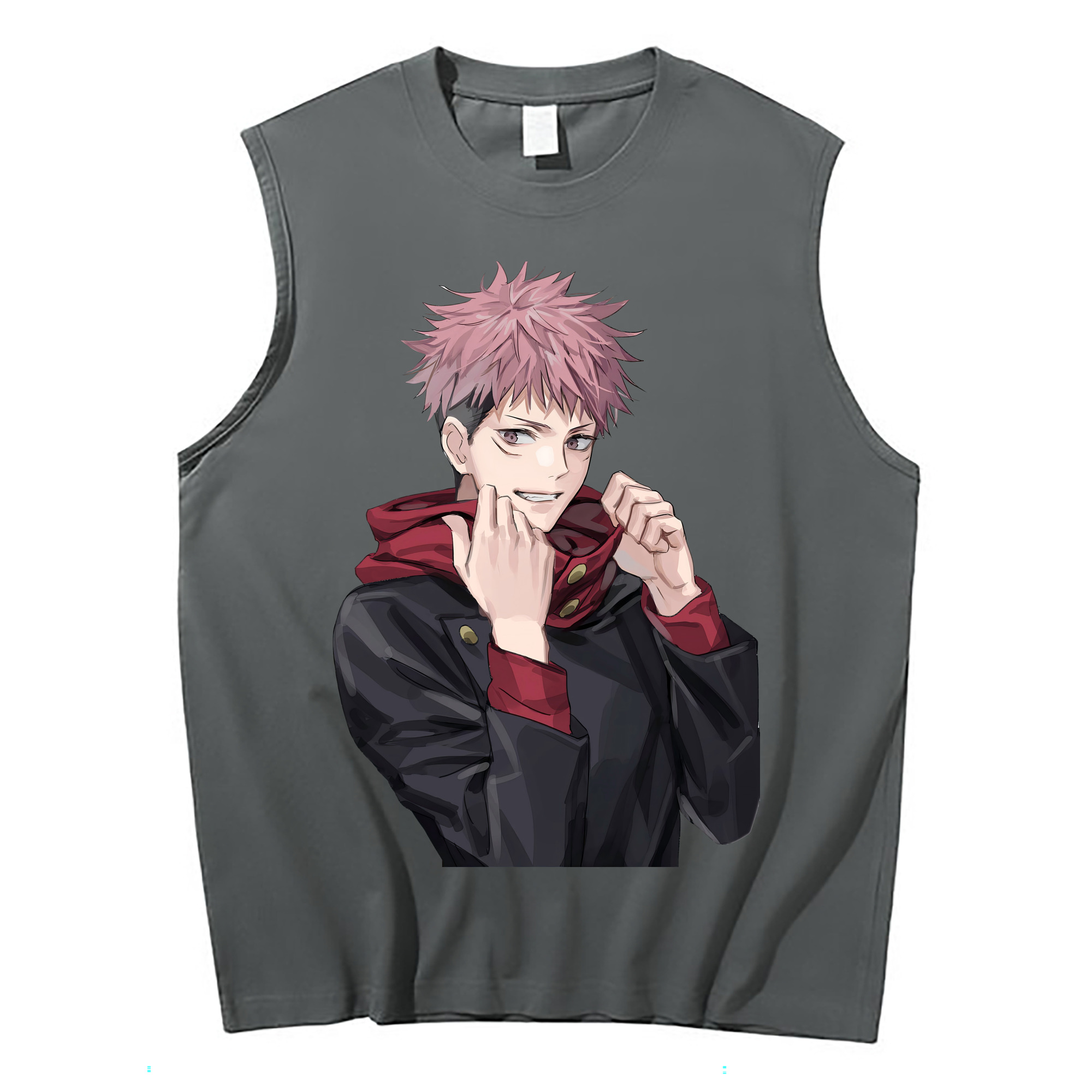 （画像用） 呪術廻戦 Jujutsu Kaisen コットン100％タンクトップ（フロントプリント）